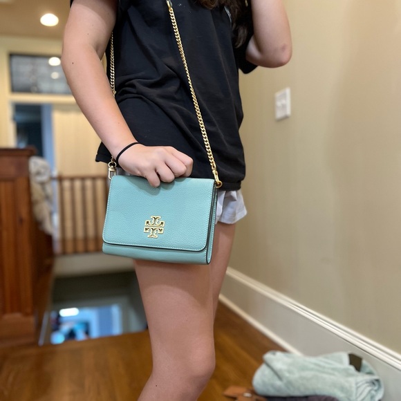 Beautiful teal-ish Tory Burch purse NWT NEVER USED - Picture 6 of 6